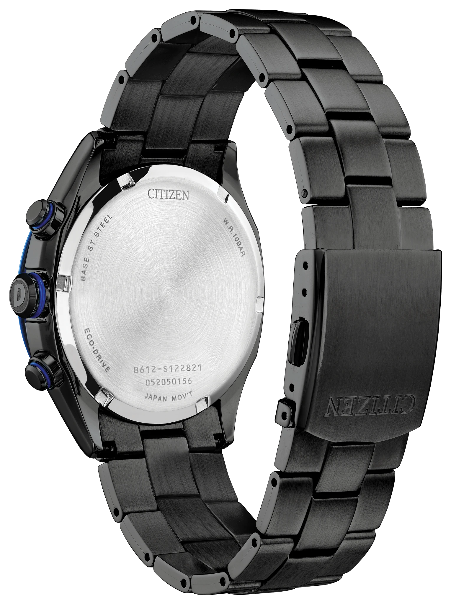 Sport Casual Black Dial Stainless Steel Bracelet CA0438-52E | CITIZEN